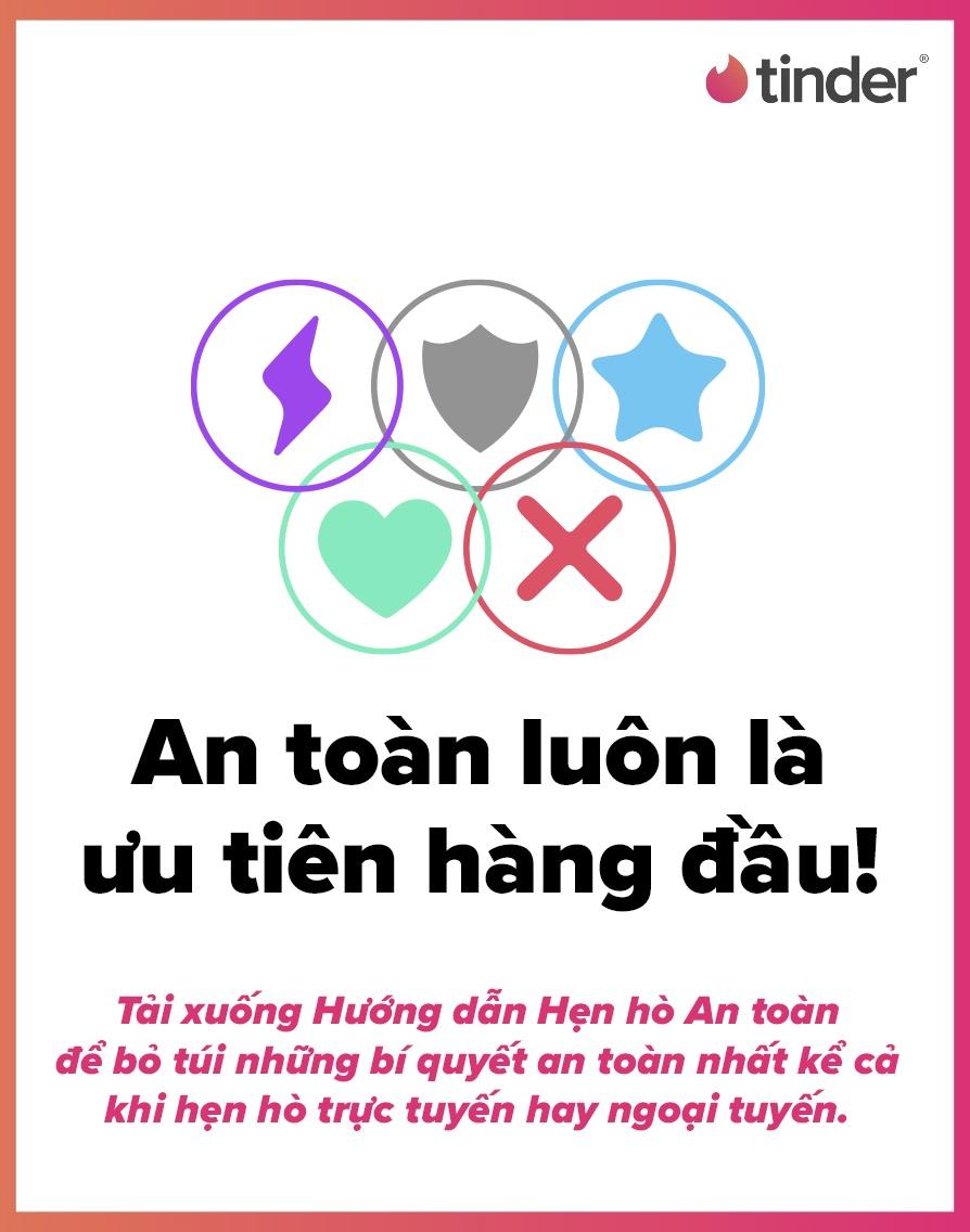 Tinder ra mắt Hướng dẫn Hẹn hò An toàn ở Đông Nam Á mang đến trải nghiệm hẹn hò an toàn cho giới trẻ